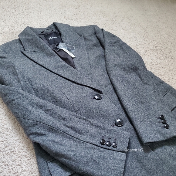 Madewell Marled Bedford Oversized Blazer - Picture 9 of 12